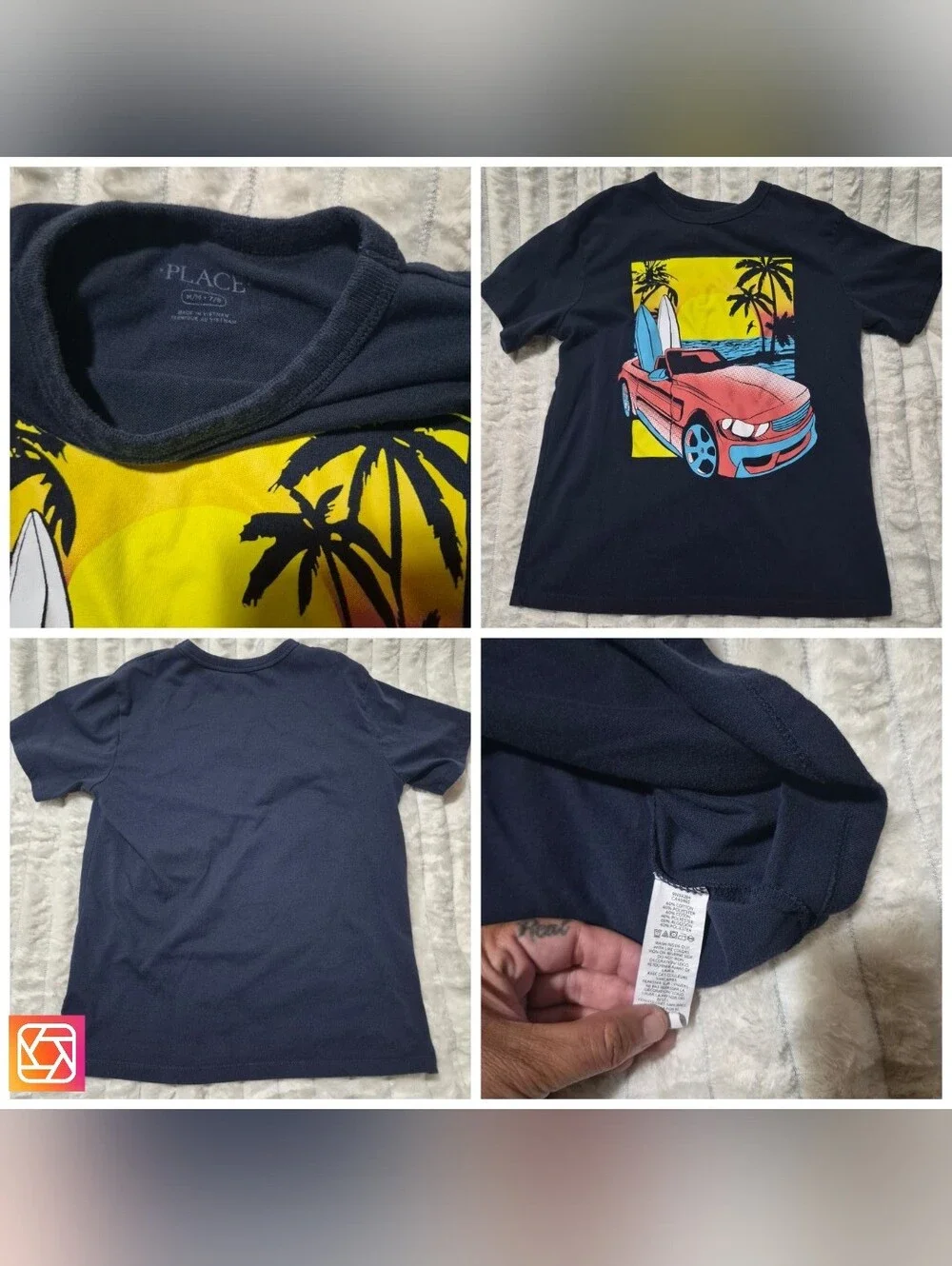 Boy's Summer Lot (9 items) Graphic Tees & Shorts